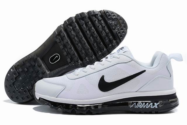 Nike Air Max 2020 White Black Men's Shoes Mesh-03 - Click Image to Close